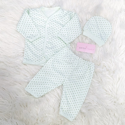 Newborn 3-Piece Cotton Outfit Set – Pack of 3