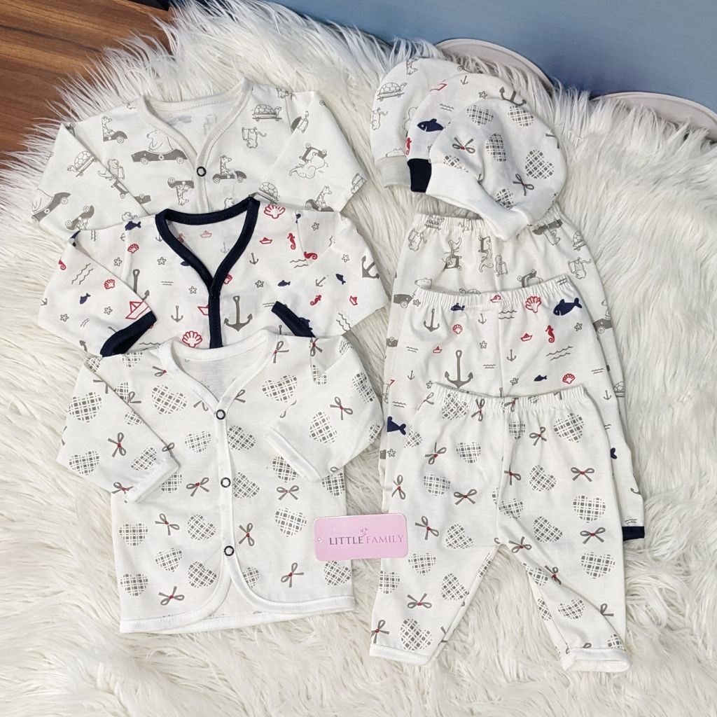 Newborn 3-Piece Cotton Outfit Set – Pack of 3
