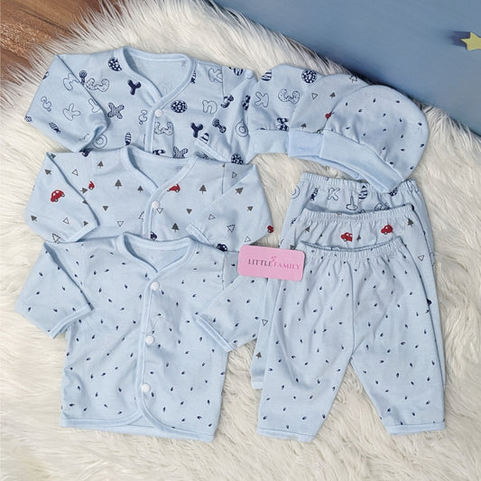 Newborn 3-Piece Cotton Outfit Set – Pack of 3