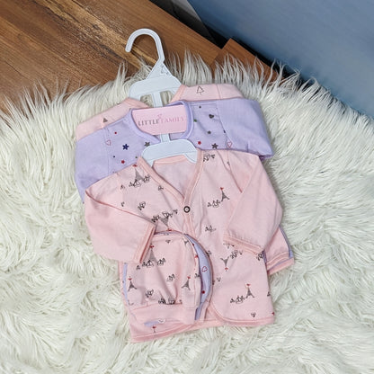 Newborn 3-Piece Cotton Outfit Set – Pack of 3