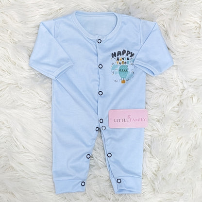 Pack of 3 Premium Baby Rompers – Gentle & Breathable