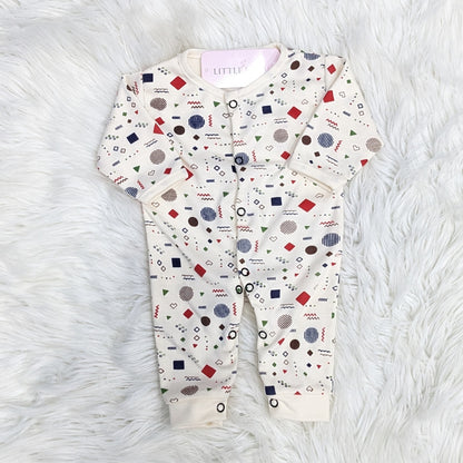 Pack of 3 Premium Baby Rompers – Gentle & Breathable