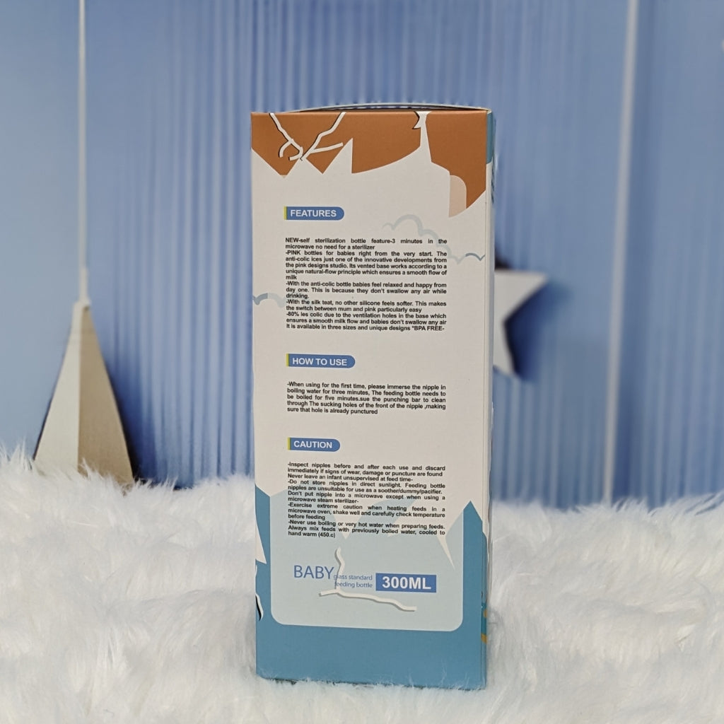 BPA-Free Baby Feeding Bottle 300ml – Safe & Comfortable Everyday Feeder