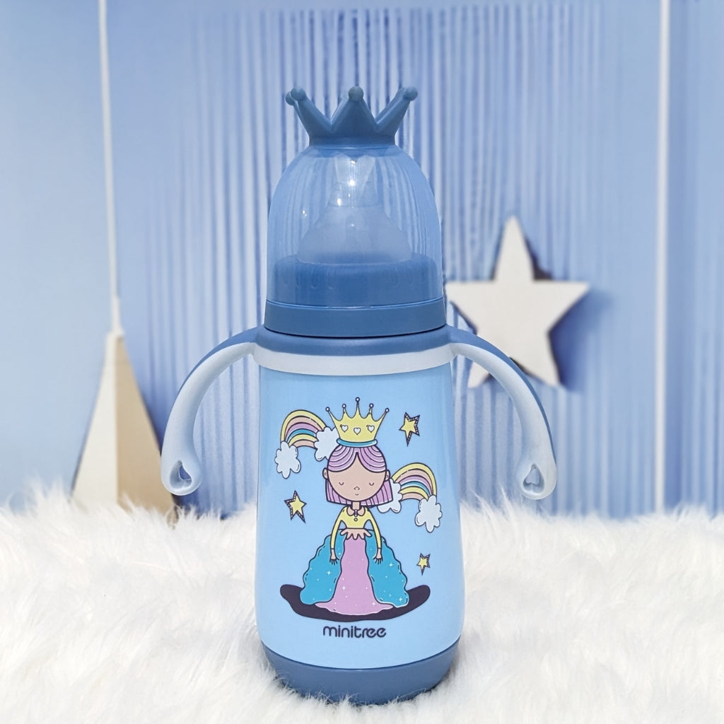 BPA-Free Baby Feeding Bottle with Handles – 330ml Trainer Feeder