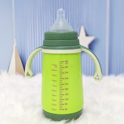BPA-Free Baby Feeding Bottle with Handles – 330ml Trainer Feeder