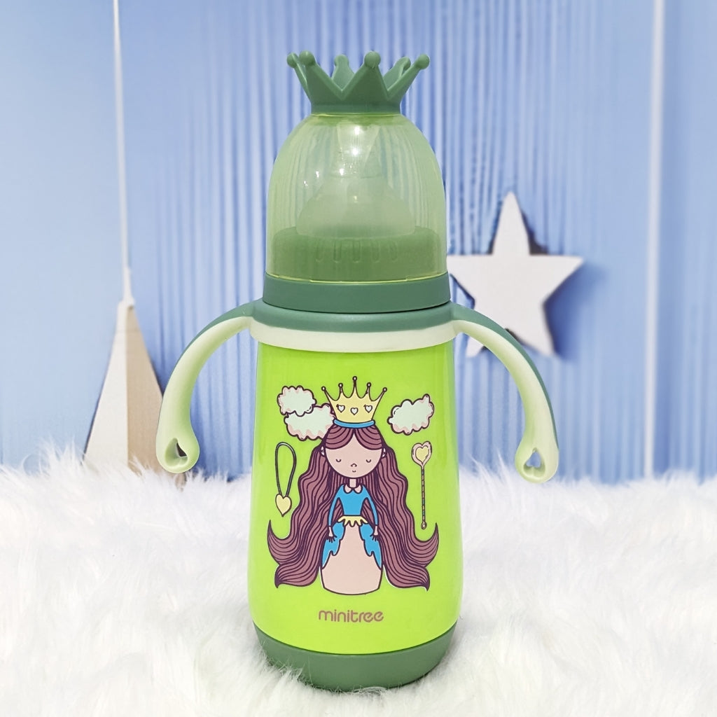 BPA-Free Baby Feeding Bottle with Handles – 330ml Trainer Feeder