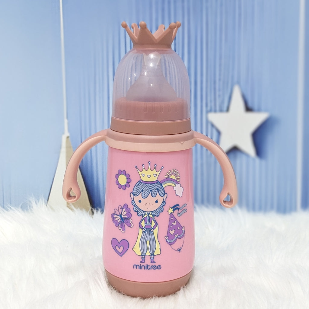 BPA-Free Baby Feeding Bottle with Handles – 330ml Trainer Feeder