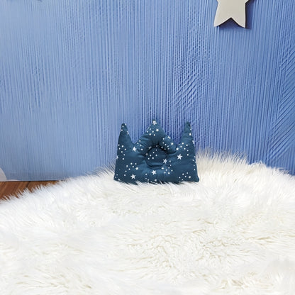 Starry Dreams Baby Bedding Set - 8 Pieces (Bluish Cyan) | Large