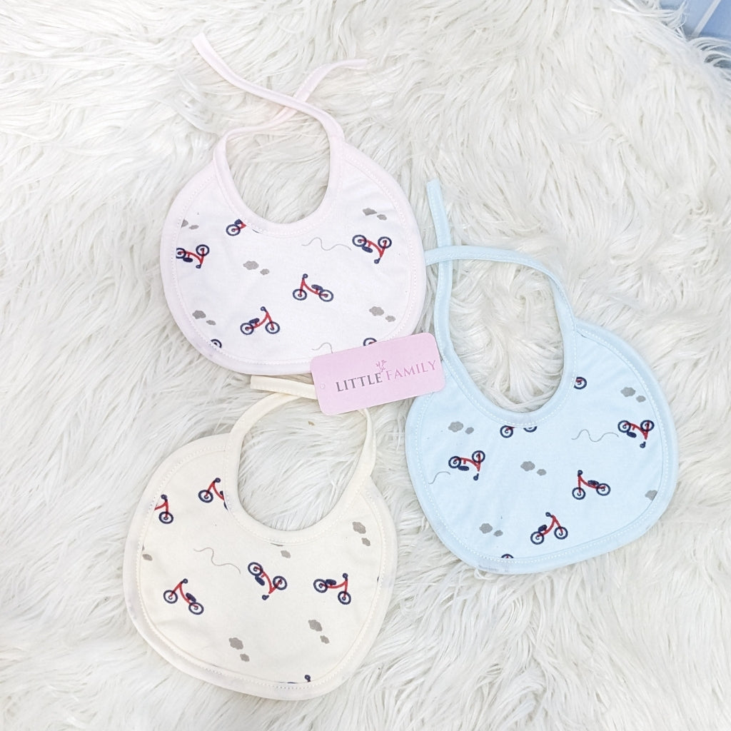 Pack of 3 Baby Bibs Set  | Cycle Prints