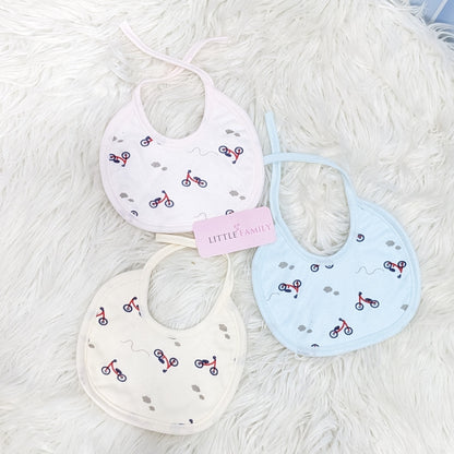 Pack of 3 Baby Bibs Set  | Cycle Prints