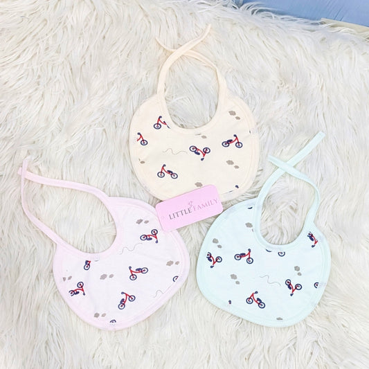 Pack of 3 Baby Bibs Set  | Cycle Prints