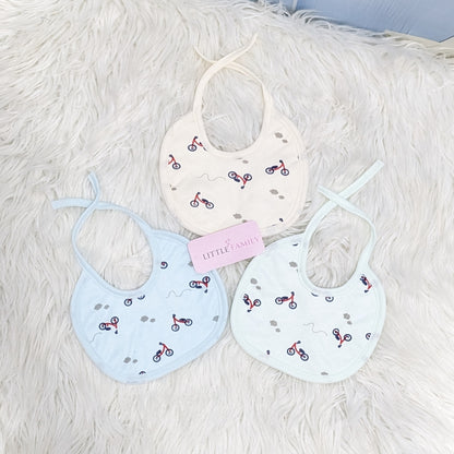 Pack of 3 Baby Bibs Set  | Cycle Prints