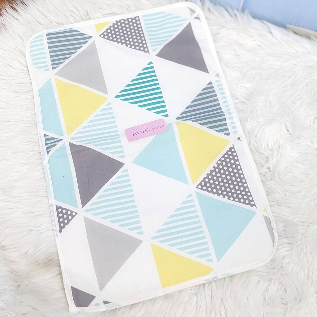 Premium Waterproof Large Baby Diaper Changing Sheet – Triangle Shape