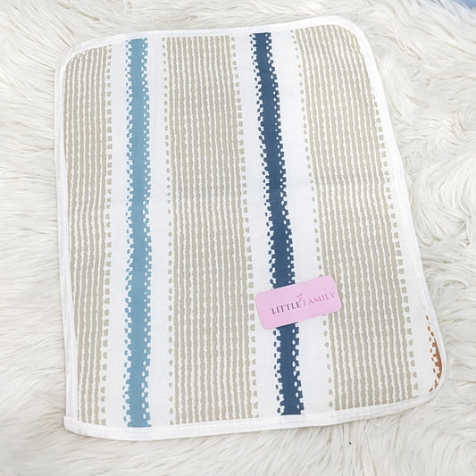 Premium Waterproof Medium  Baby Diaper Changing Sheet – Calm Stripes