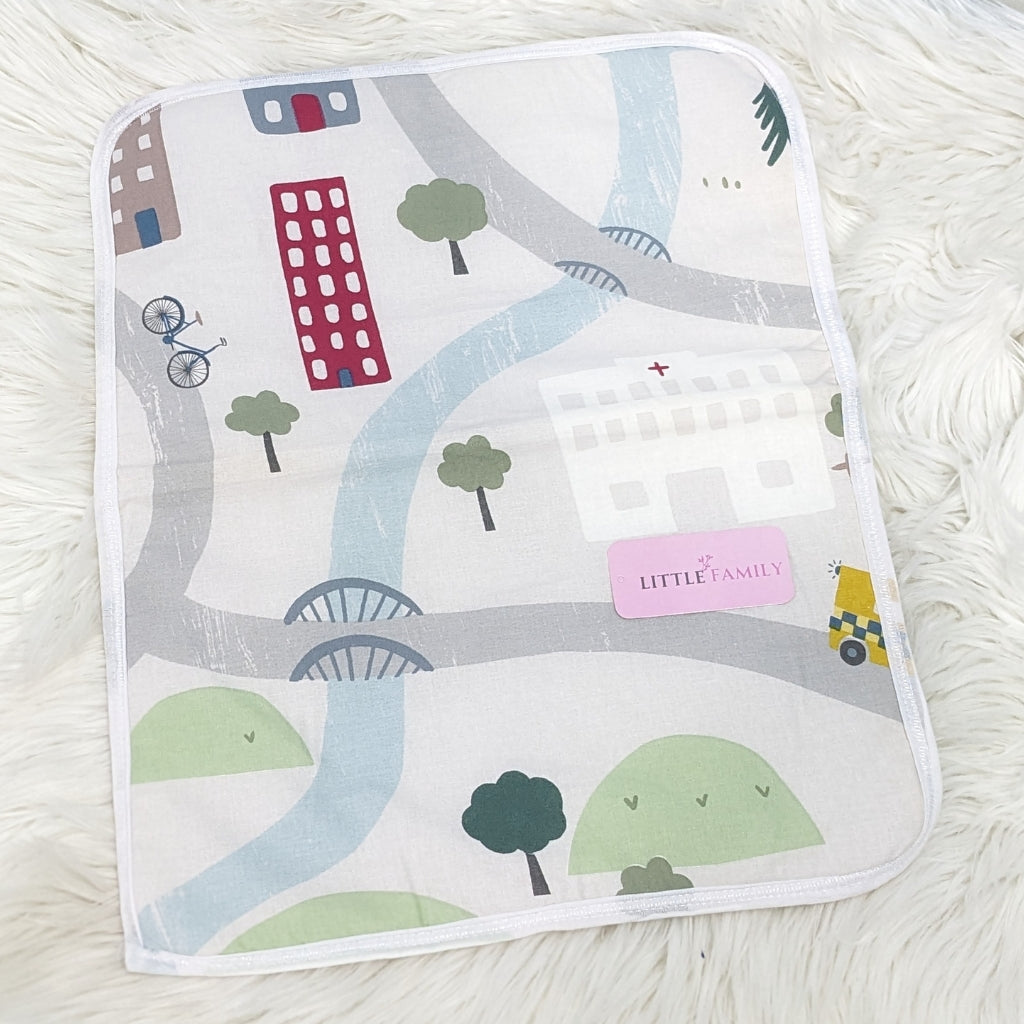 Premium Waterproof Medium  Baby Diaper Changing Sheet – City