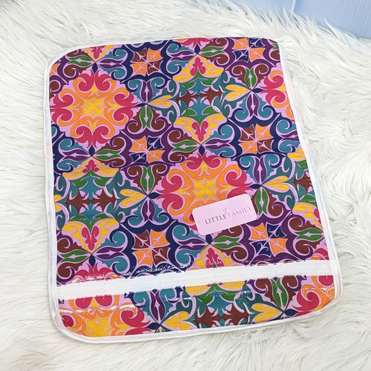 Premium Waterproof Medium  Baby Diaper Changing Sheet – Colorful Pattern