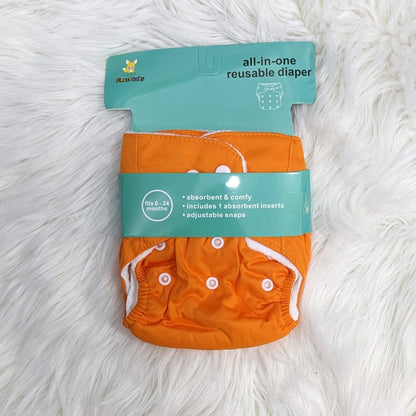Solid Reuseable Diapers With Linner