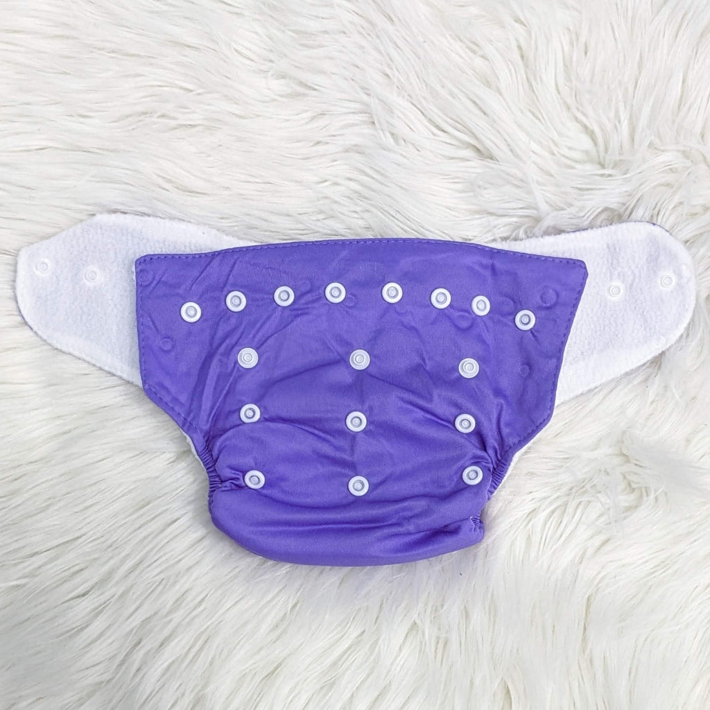 Solid Reuseable Diapers With Linner