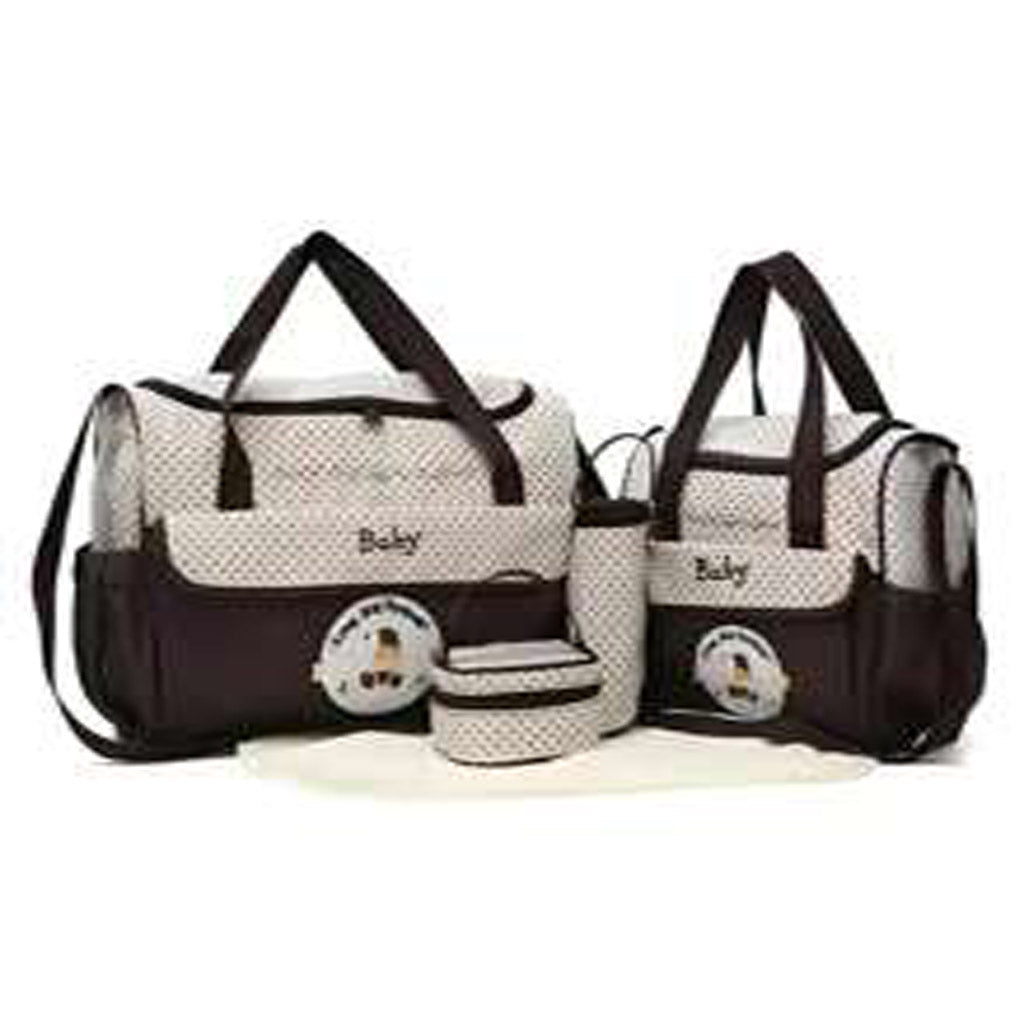 Baby 5-pieces Diaper Bag Set