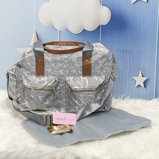 Premium Multi-Functional Diaper Bag | Grey