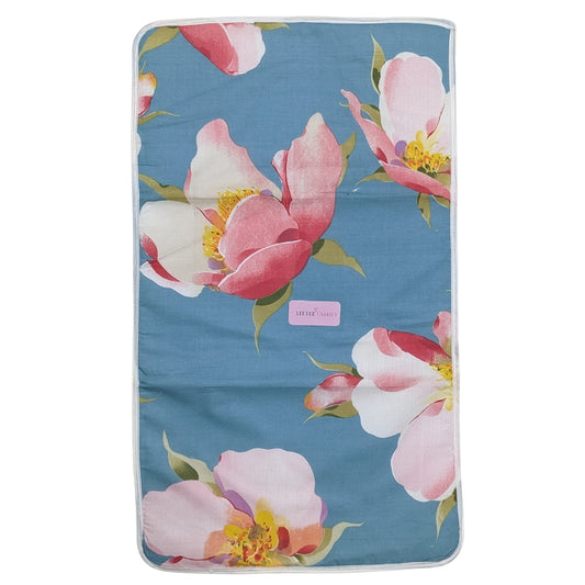 Premium Double-XL Waterproof Baby Diaper Changing Sheet – Flowers