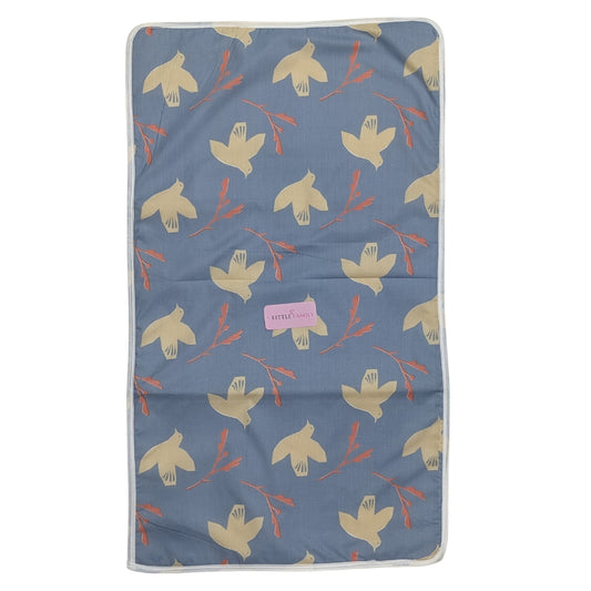 Premium Double-XL Waterproof Baby Diaper Changing Sheet – Grey Birds