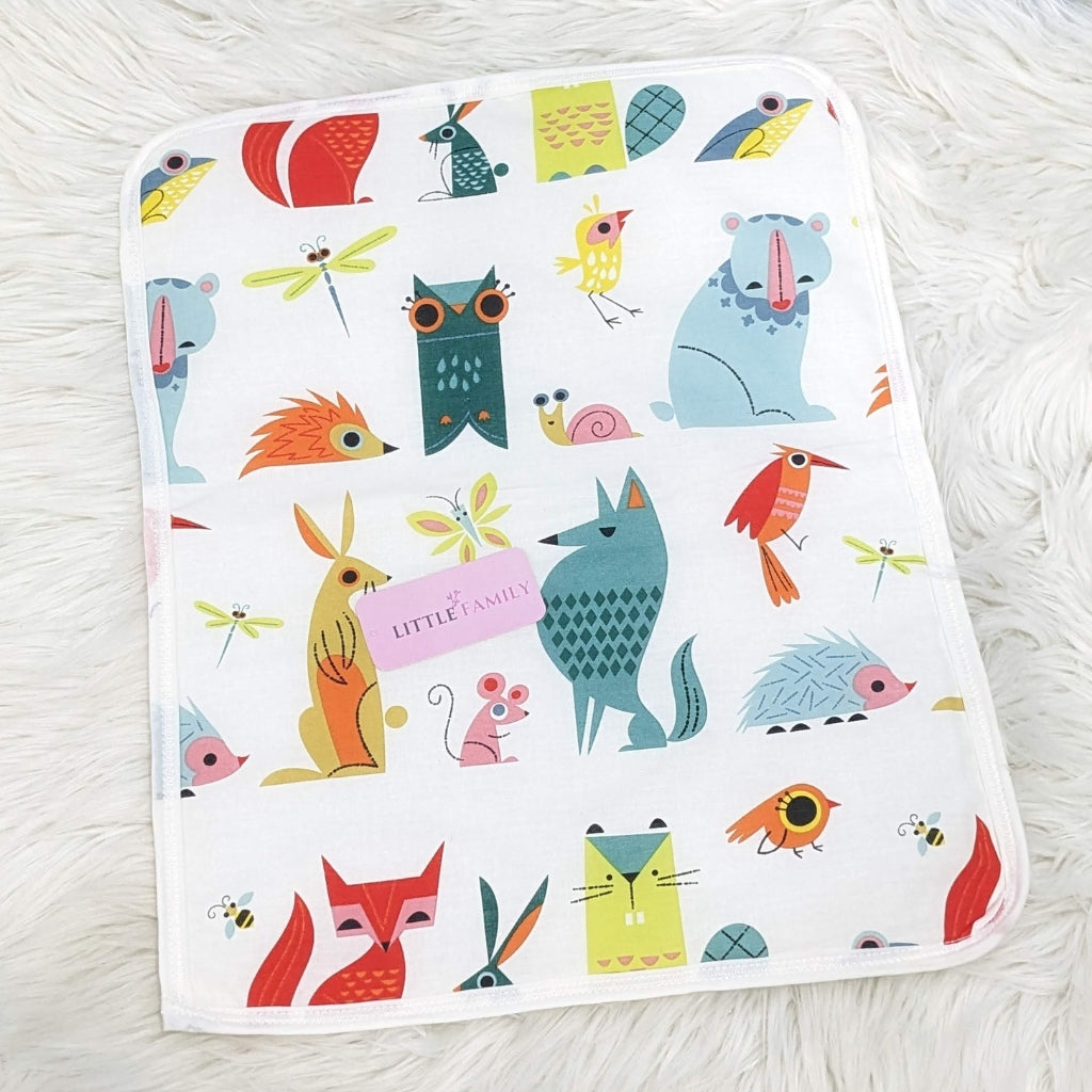 Premium Waterproof Medium  Baby Diaper Changing Sheet – Animal