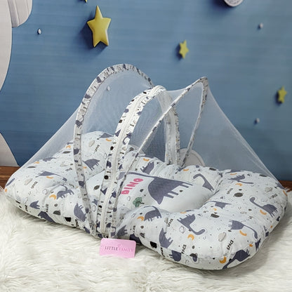 Dino Theme Baby 8 PC'S Bedding Set - (Blue) | Large