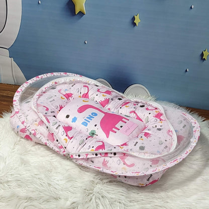 Dino Theme Baby 8 PC'S Bedding Set - (Pink) | Large