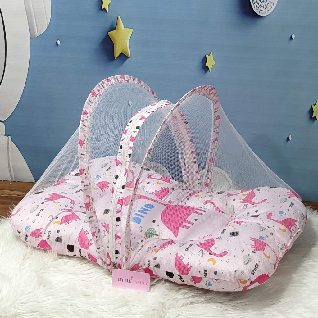 Dino Theme Baby 8 PC'S Bedding Set - (Pink) | Large