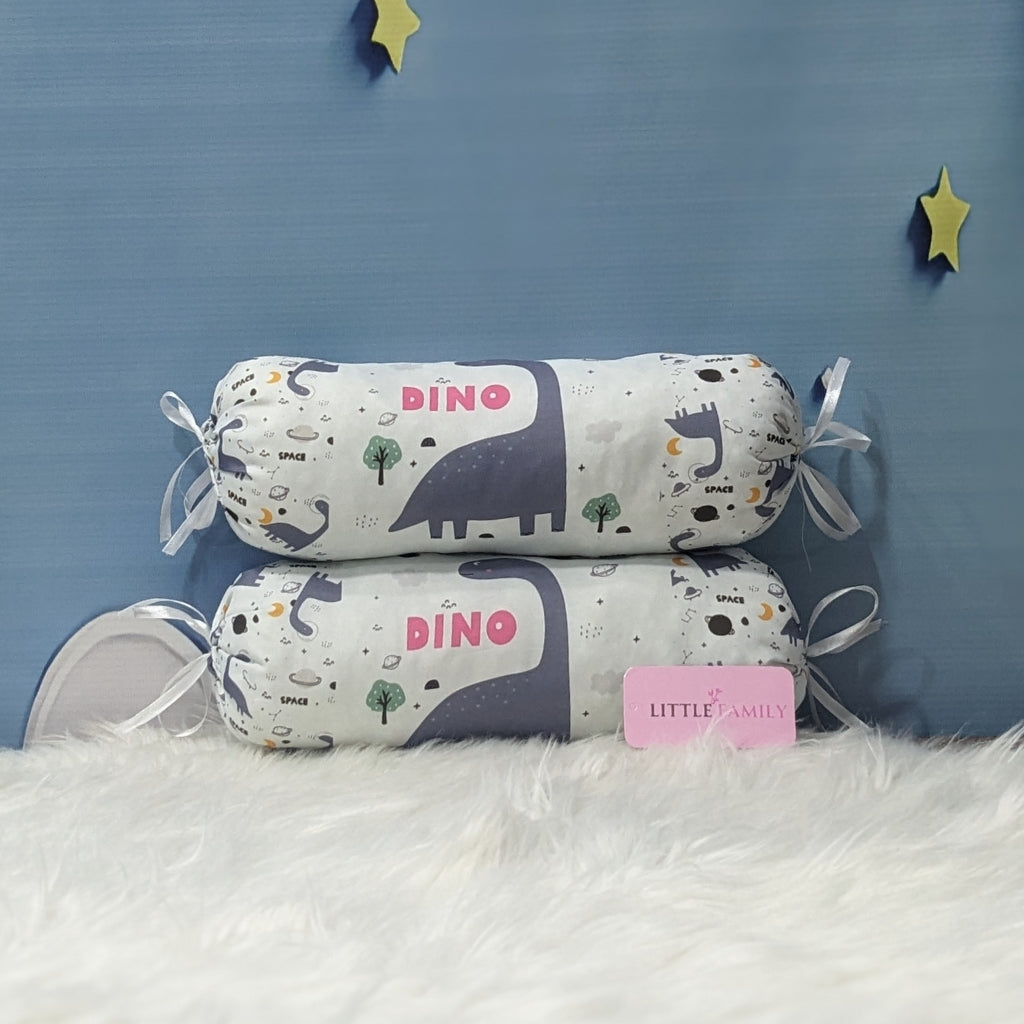 Dino Theme Baby 8 PC'S Bedding Set - (Grey) | Large
