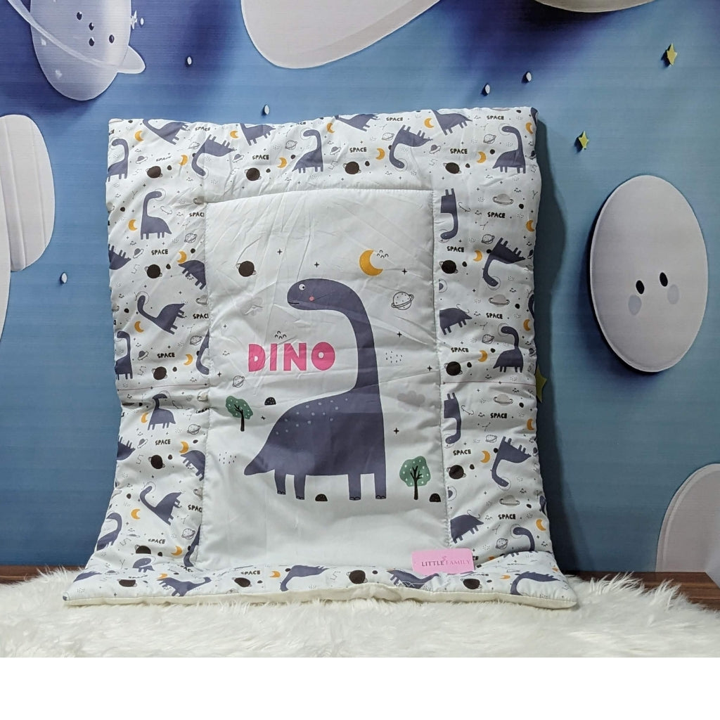 Dino Theme Baby 8 PC'S Bedding Set - (Grey) | Large