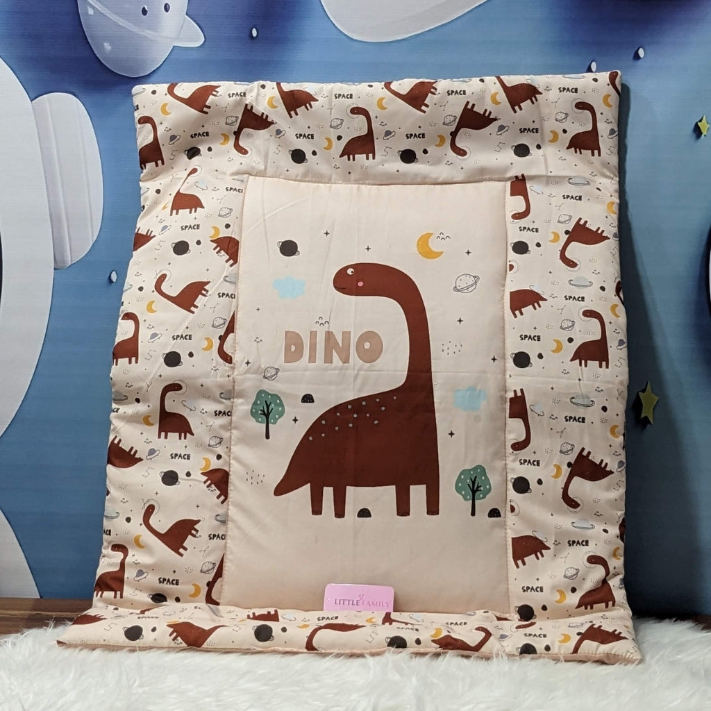 Dino Theme Baby 8 PC'S Bedding Set - (Brown) | Large
