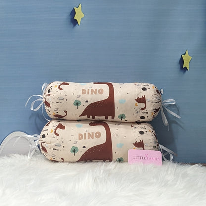 Dino Theme Baby 8 PC'S Bedding Set - (Brown) | Large