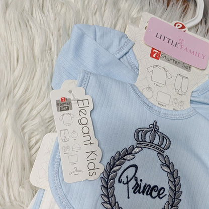 7-Piece Newborn Baby Starter Gift Set – Prince Collection