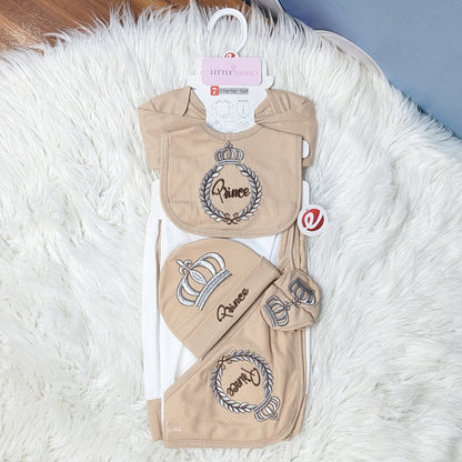 7-Piece Newborn Baby Starter Gift Set – Prince Collection