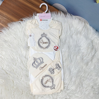 7-Piece Newborn Baby Starter Gift Set – Prince Collection