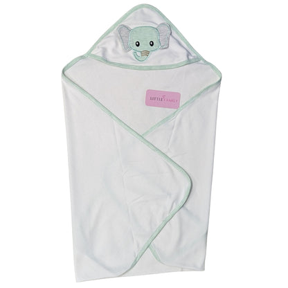 Premium Baby Hooded Wrapping Sheet | Elephant