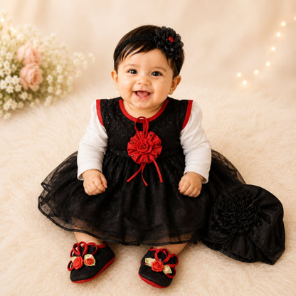 Elegant Party Wear Frock Set - Outfit for Your Little Princess