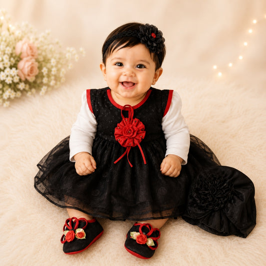 Elegant Party Wear Frock Set - Outfit for Your Little Princess