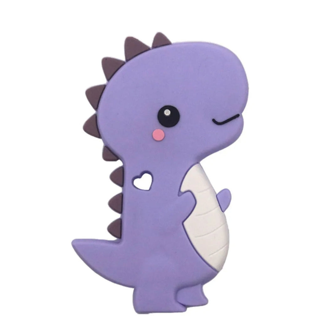 Silicone Dino Baby Teether Toy