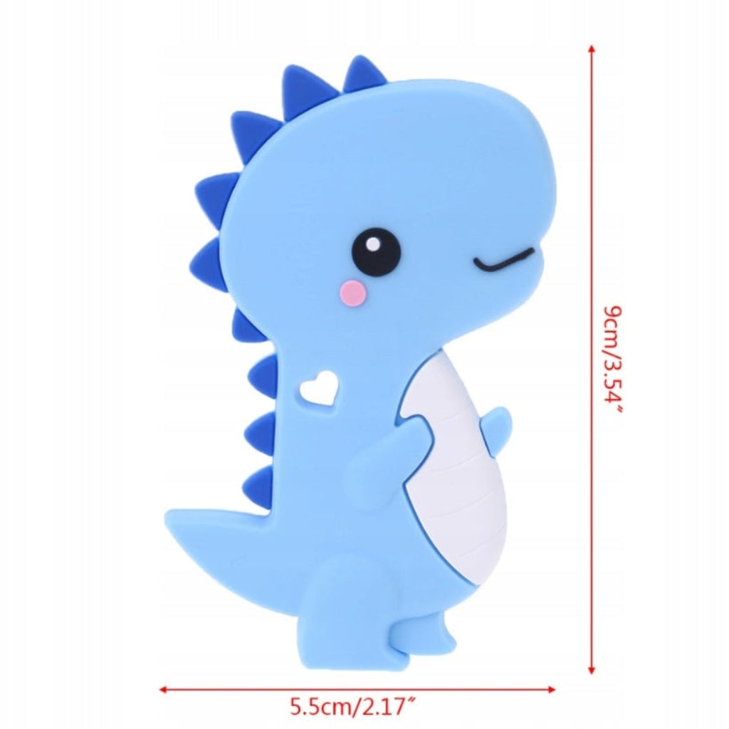 Silicone Dino Baby Teether Toy