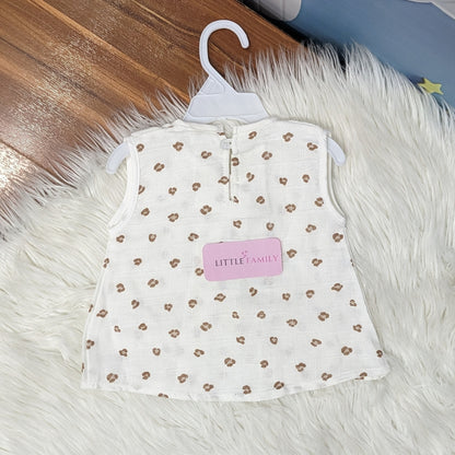 Premium Baby Frock Set with Nappy & Headband