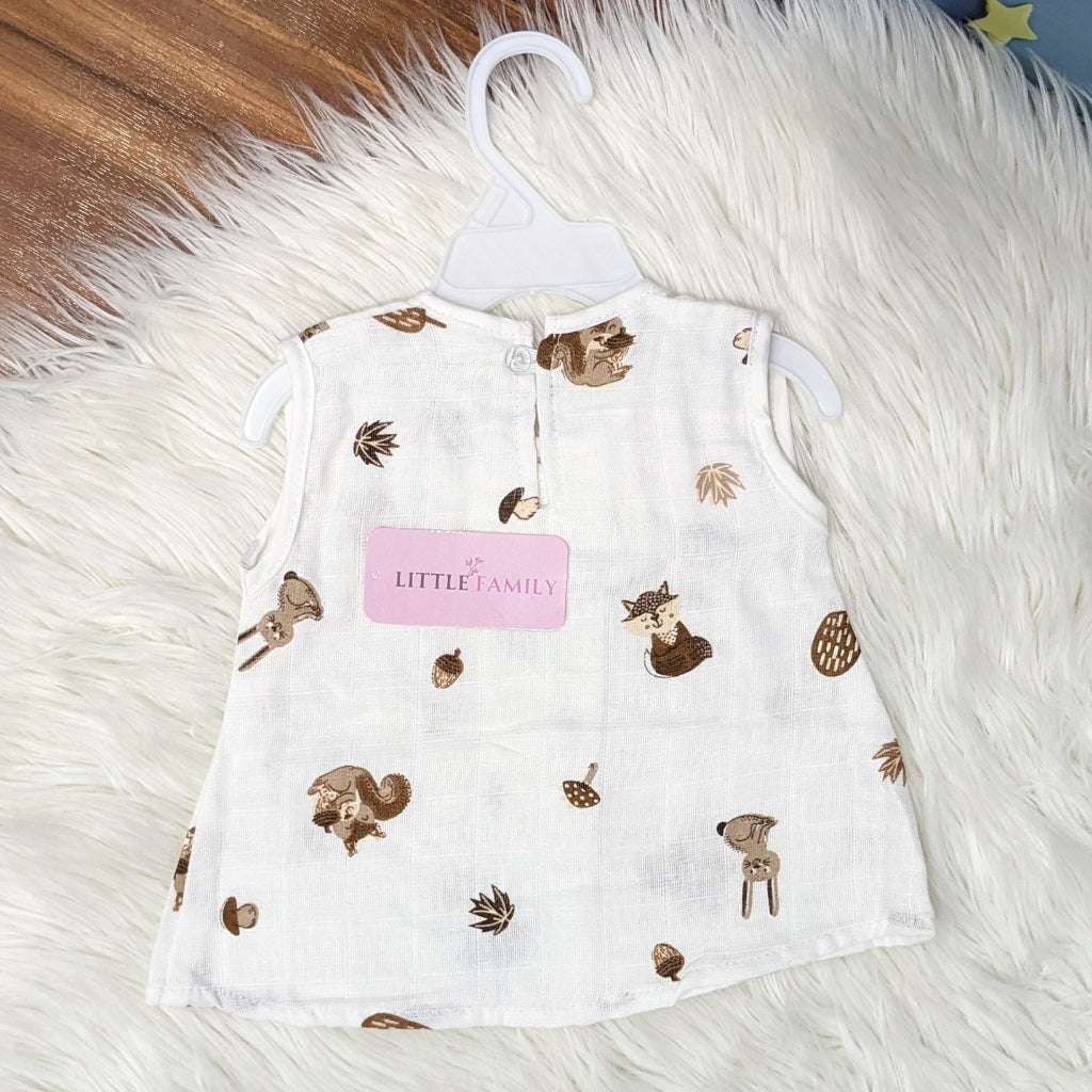 Premium Baby Frock Set with Nappy & Headband