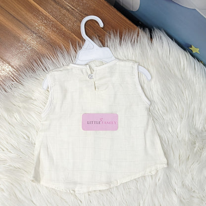 Premium Baby Frock Set with Nappy & Headband