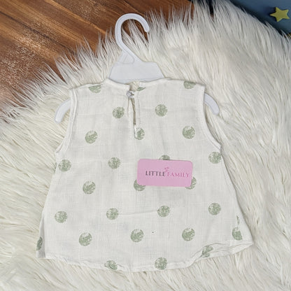 Premium Baby Frock Set with Nappy & Headband