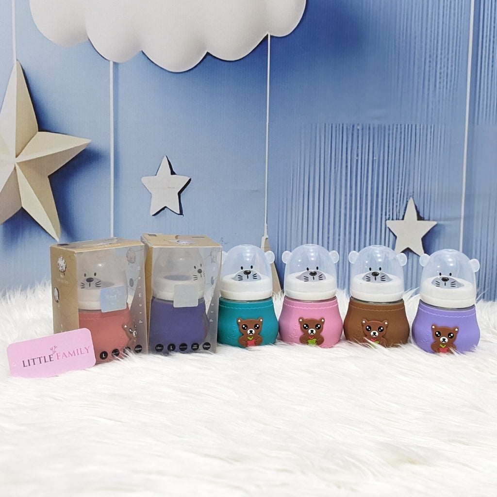 Premium Glass Baby Feeder (90 ML) | Bear