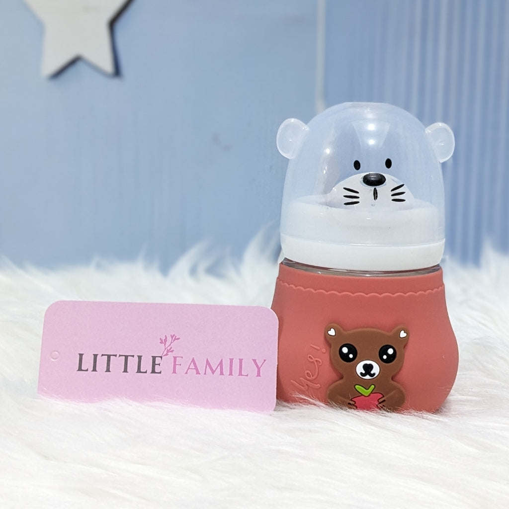 Premium Glass Baby Feeder (90 ML) | Bear