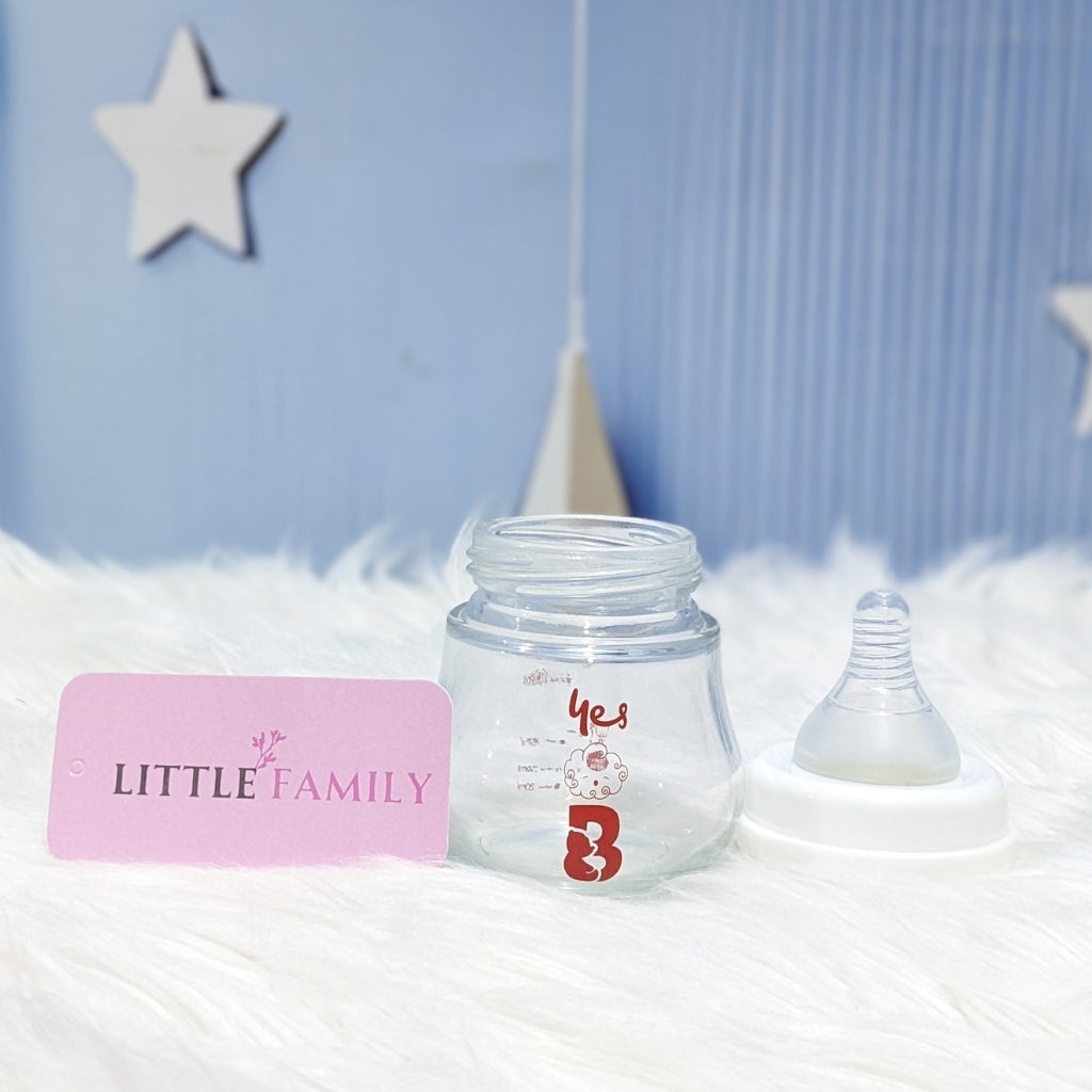 Premium Glass Baby Feeder (90 ML) | Bear