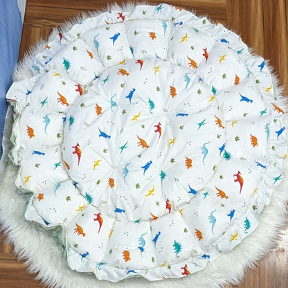 Premium 12-Piece Baby Bedding Set | Green Plaine